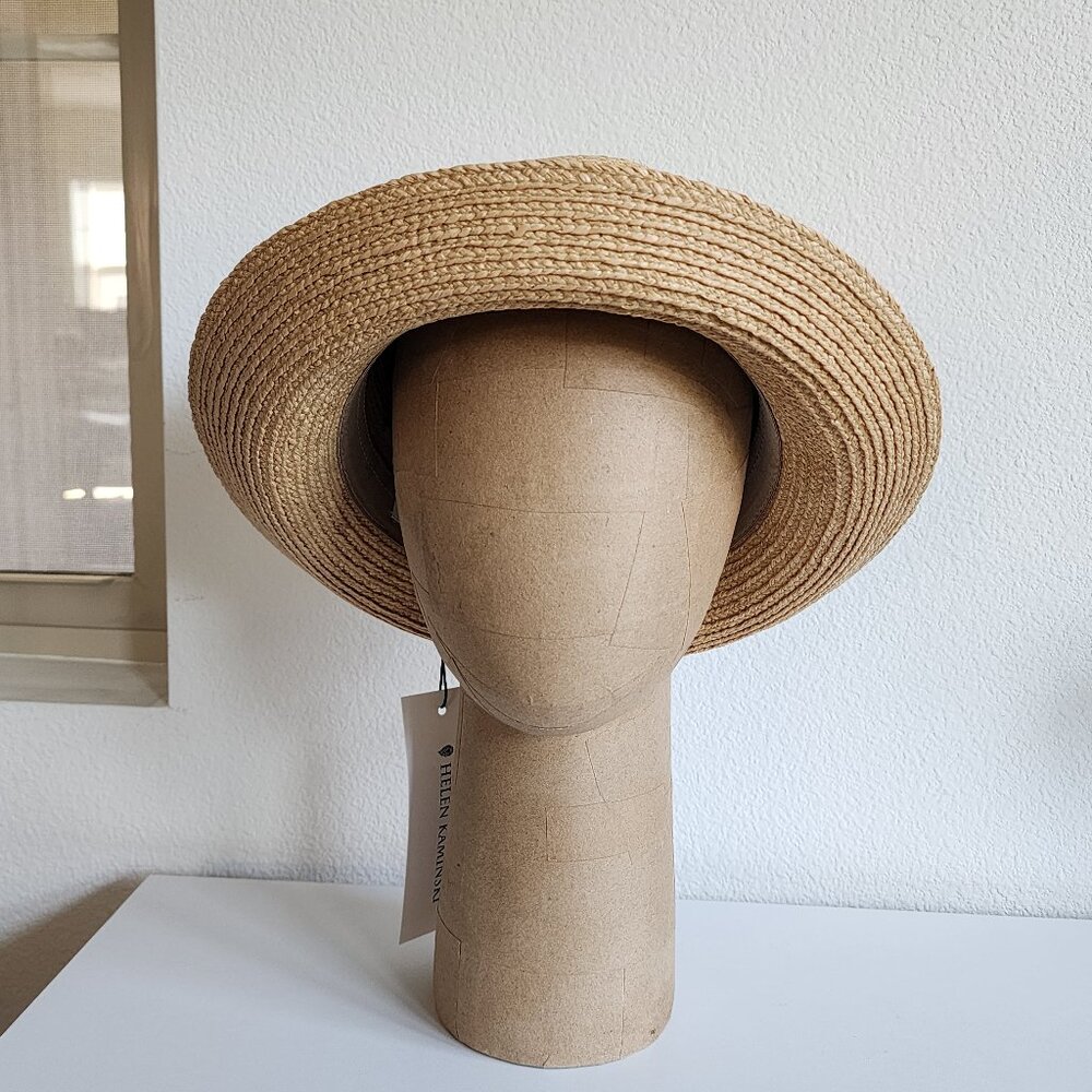 NWT Helen Kaminski Prima 8 Raffia Hat – Elegant Sun-Ready Style ☀️🧢(#800) - Picture 9 of 13